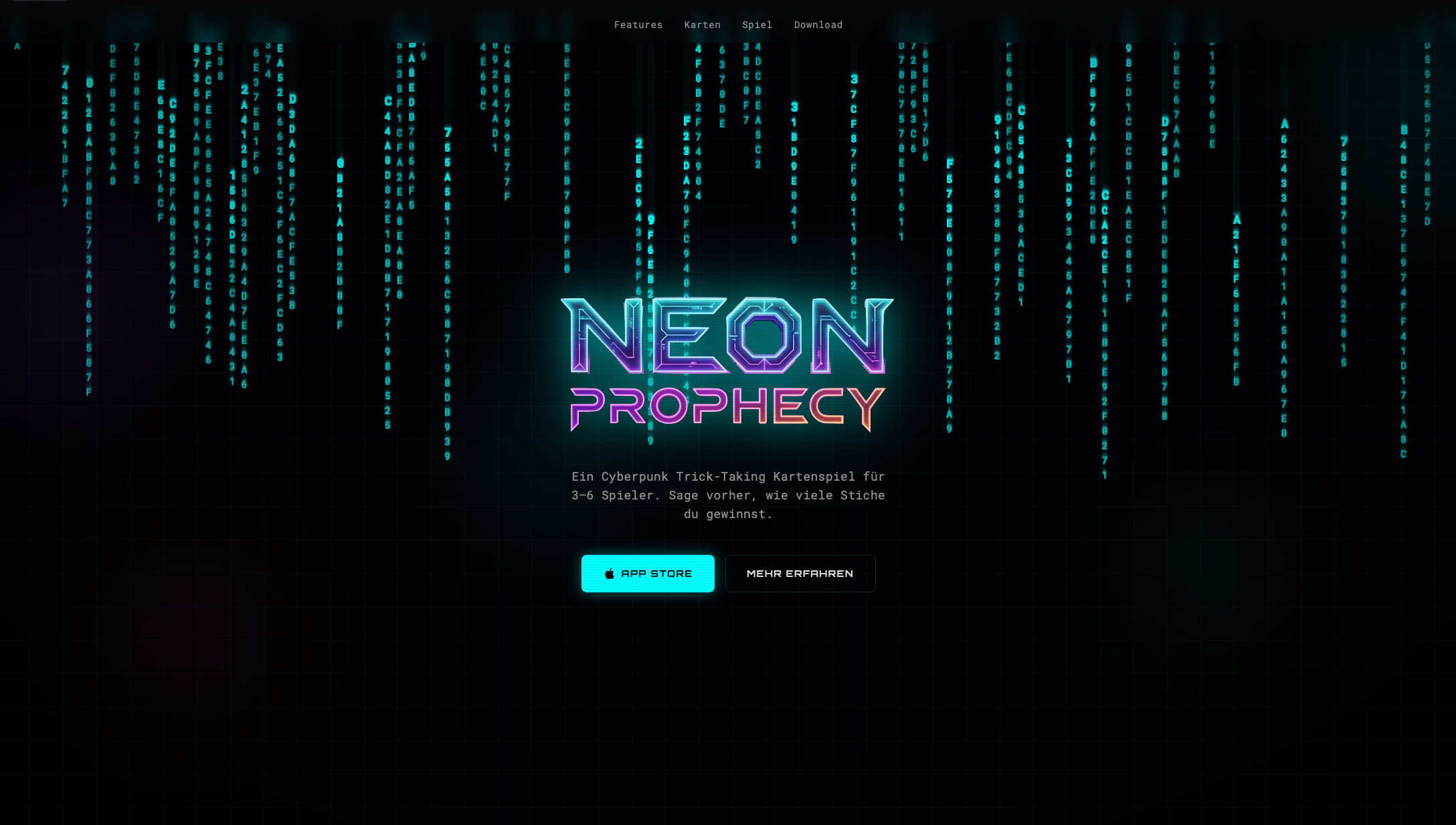 Neon Prophecy – Projektvorschau