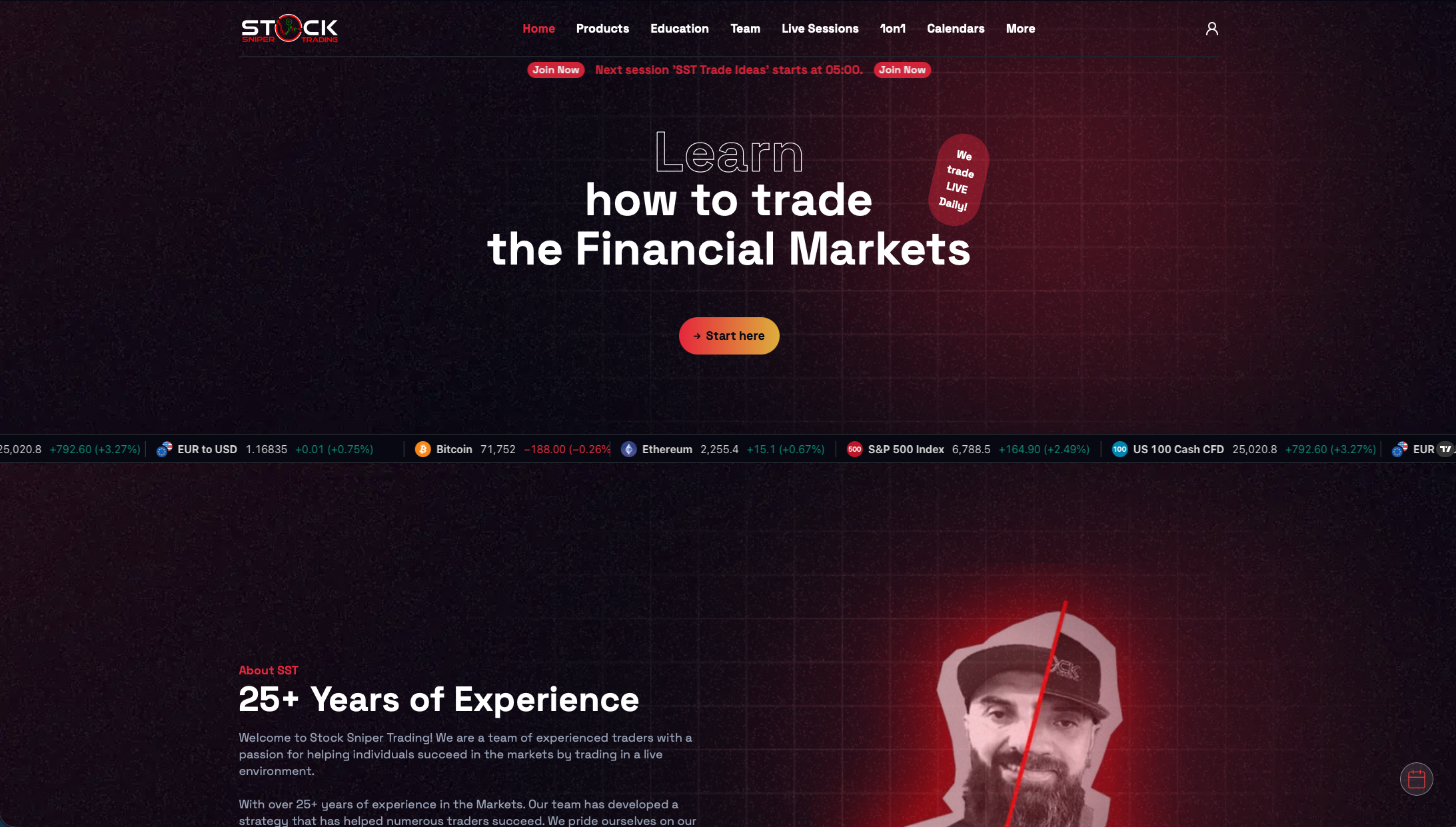 StockSniper Trading – Projektvorschau